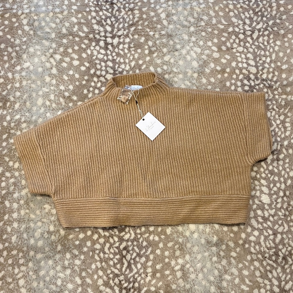 L’Academie Cropped Sweater NWT